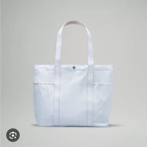 Lululemon baby blue Tote Bag